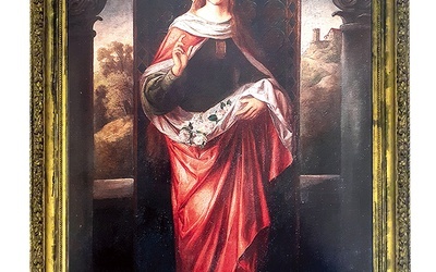 Obraz z kościoła św. Anny w Tarnowskich Górach (Eduard Bretschneider, 1890 r.).