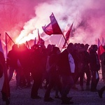 Marsz Niepodległości zakończył się na błoniach Stadionu Narodowego