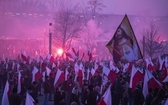 Marsz Niepodległości zakończył się na błoniach Stadionu Narodowego