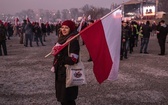 Marsz Niepodległości zakończył się na błoniach Stadionu Narodowego