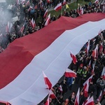 Marsz Niepodległości zakończył się na błoniach Stadionu Narodowego