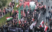 Marsz Niepodległości zakończył się na błoniach Stadionu Narodowego