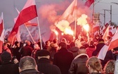 Marsz Niepodległości zakończył się na błoniach Stadionu Narodowego