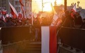 Marsz Niepodległości zakończył się na błoniach Stadionu Narodowego