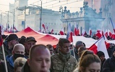 Marsz Niepodległości zakończył się na błoniach Stadionu Narodowego