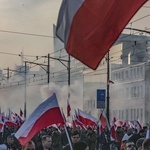 Marsz Niepodległości zakończył się na błoniach Stadionu Narodowego