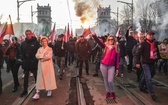 Marsz Niepodległości zakończył się na błoniach Stadionu Narodowego