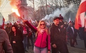 Marsz Niepodległości zakończył się na błoniach Stadionu Narodowego