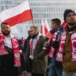 Marsz Niepodległości zakończył się na błoniach Stadionu Narodowego