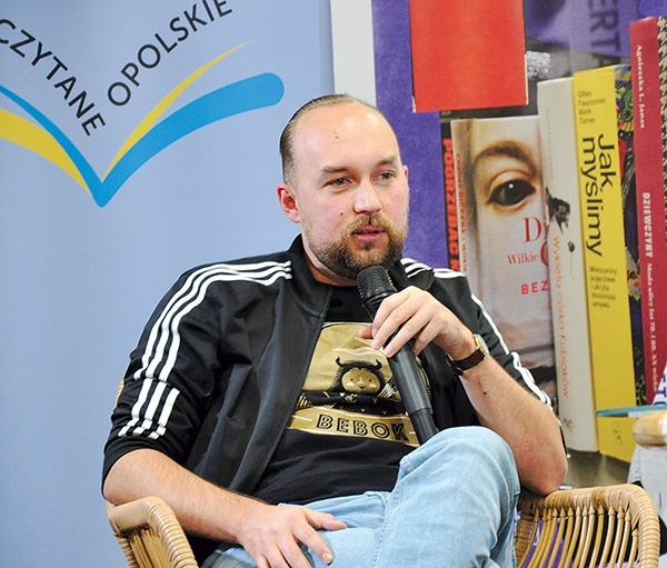 Autor „Kajś” w Opolu.