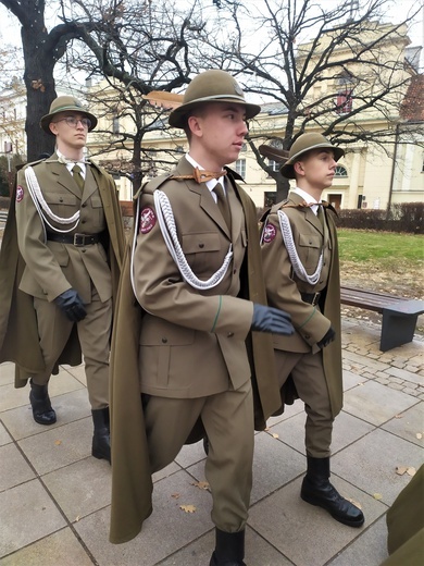 Występ sądeckich "Strzelców" w Warszawie