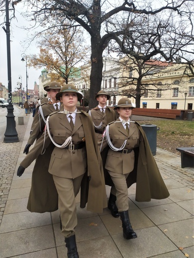 Występ sądeckich "Strzelców" w Warszawie