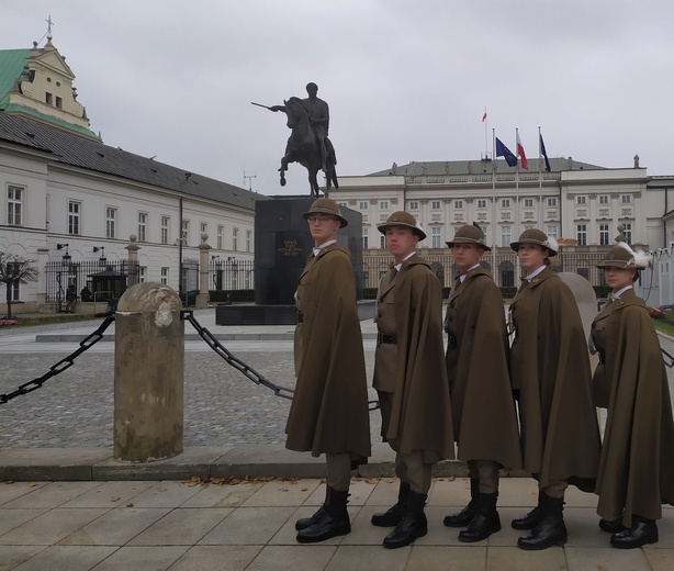 Występ sądeckich "Strzelców" w Warszawie