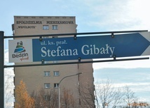 Jedna z ulic w Będzinie nosi imię ks. Stefana Gibały.