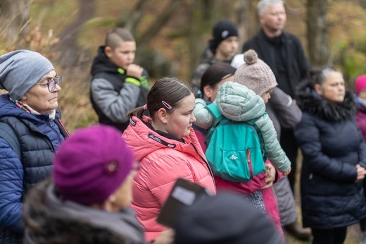 Poświęcenie nowego krzyża na Rogowcu