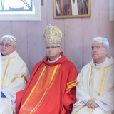 Poświęcenie nowego krzyża na Rogowcu