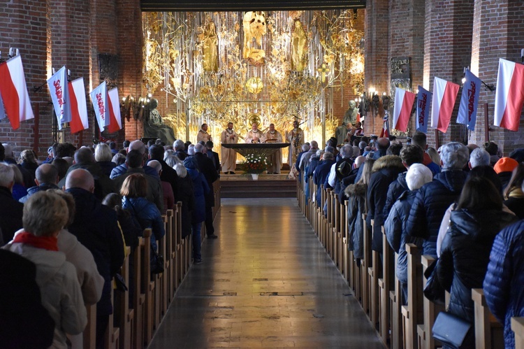 Msza św. w bazylice św. Brygidy za obrońców wschodniej granicy