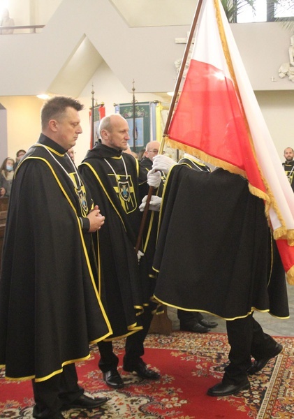 Chorągiew Rycerzy Jana Pawła II powstała w parafii św. Wawrzyńca w Grojcu