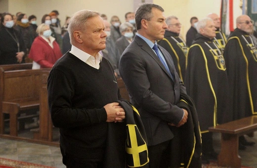 Chorągiew Rycerzy Jana Pawła II powstała w parafii św. Wawrzyńca w Grojcu