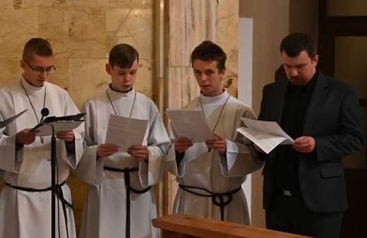 Schola gregoriańska lektorów parafii św. Józefa na Złotych Łanach