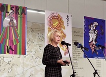 ▲	Spotkaniu towarzyszyła wystawa plakatów „PoszTerra”.