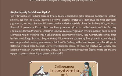 	Krążek został wydany w serii Collectanea Lissovitzentia. 