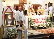 Mszy św. odpustowej przewodniczył  ks. Lucjan Święszkowski.