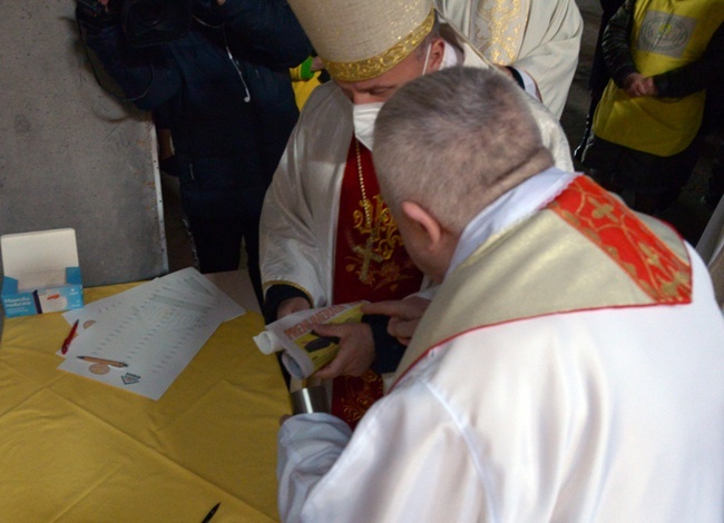 Kamień węgielny pod hospicjum stacjonarne w Sołtykowie