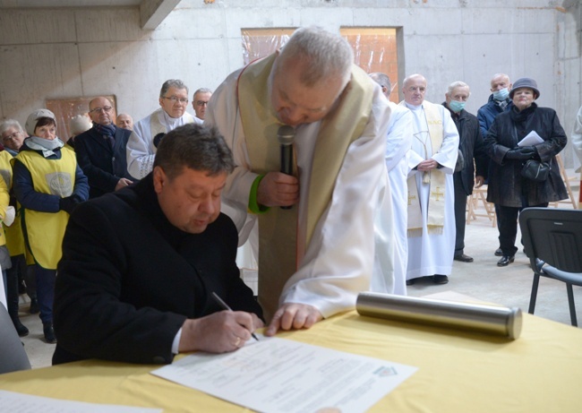 Kamień węgielny pod hospicjum stacjonarne w Sołtykowie