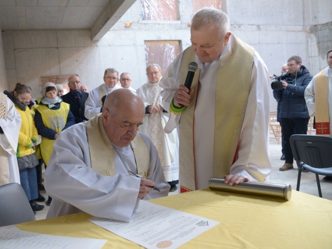 Kamień węgielny pod hospicjum stacjonarne w Sołtykowie