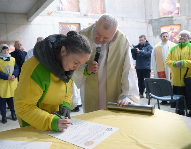 Kamień węgielny pod hospicjum stacjonarne w Sołtykowie