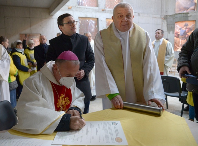 Kamień węgielny pod hospicjum stacjonarne w Sołtykowie