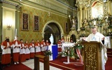 Msza św. rozpoczynająca triduum w odporyszowskim sanktuarium.