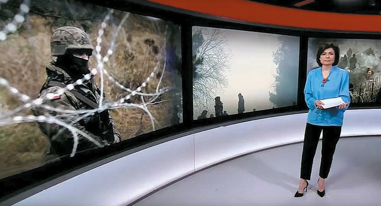 Telewizja BBC obszernie relacjonuje wydarzenia  na granicy polsko-białoruskiej.