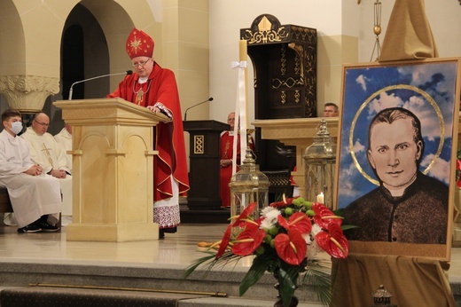 Ruda Śl. Msza w pierwsze wspomnienie liturgiczne ks. Machy