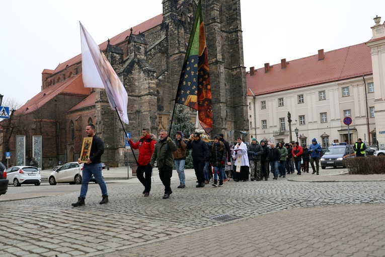 Męski Różaniec ze św. Michałem Archaniołem