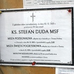 Pogrzeb ks. Stefana Dudy MSF