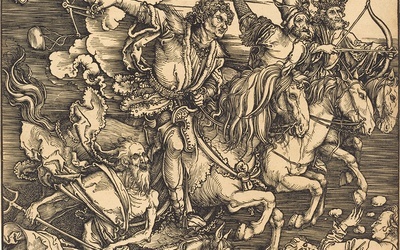 Albrecht Dürer, Czterej jeźdźcy Apokalipsy, drzeworyt, 1496/1498 r.