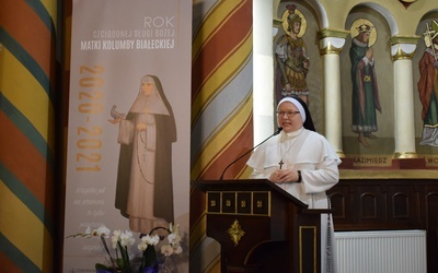 Przełożona generalna Zgromadzenia Sióstr św. Dominika s. Aleksandra Zaręba OP.