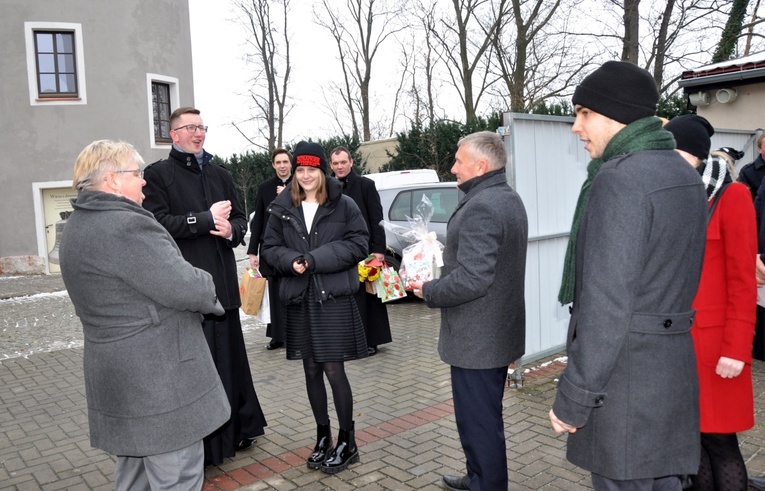 Po święceniach w Głogówku