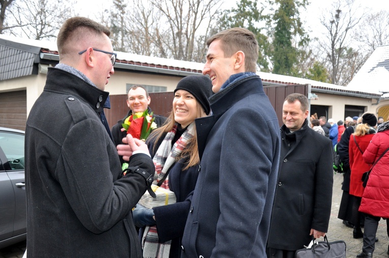Po święceniach w Głogówku