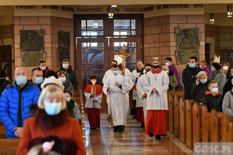 Poświęcenie figury św. Józefa w Nowej Soli