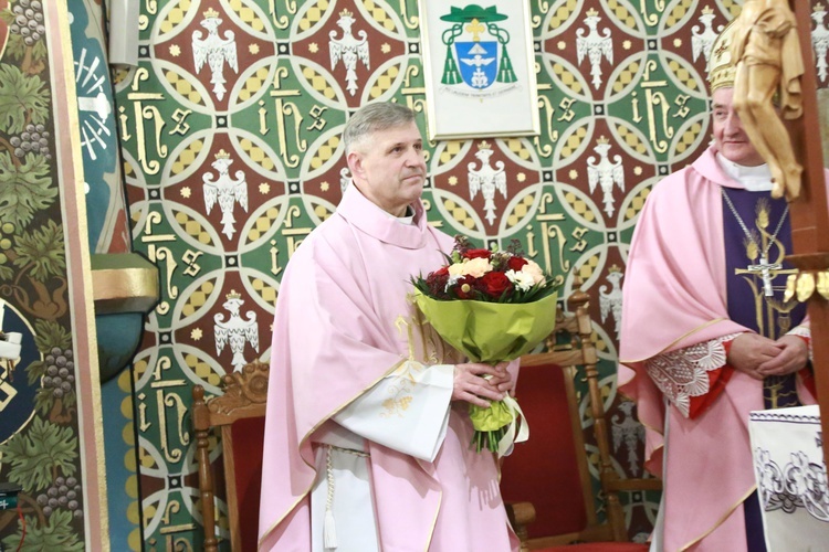 Poświęcenie polichromii w Lubczy