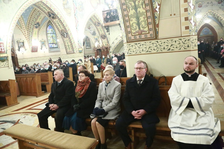 Poświęcenie polichromii w Lubczy