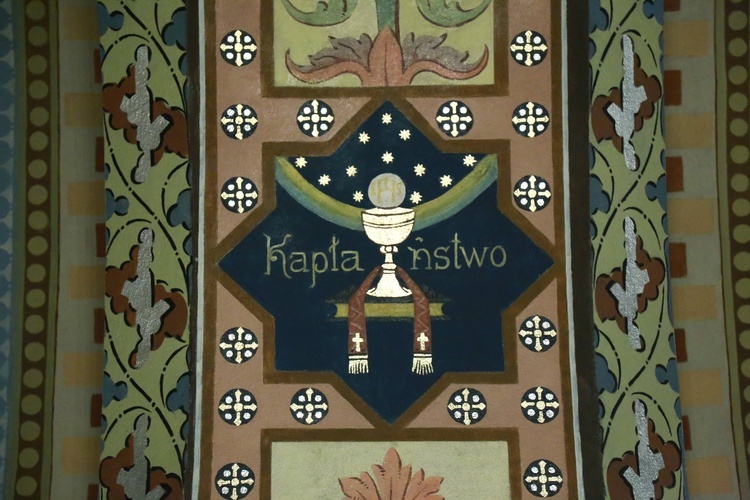 Polichromia kościoła w Lubczy