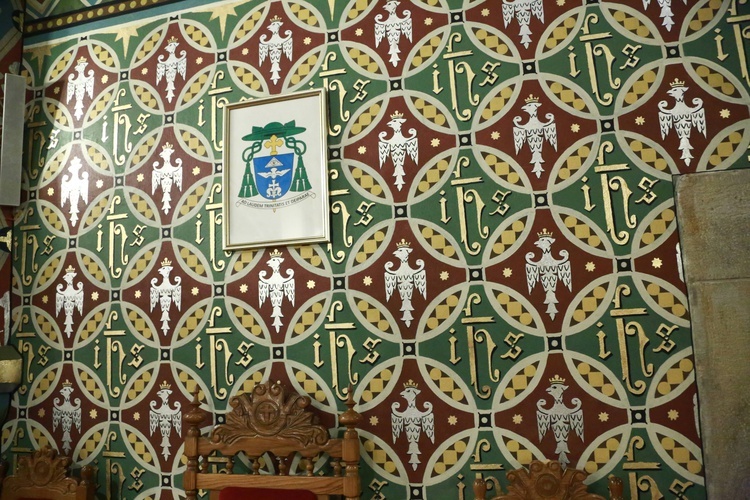 Polichromia kościoła w Lubczy