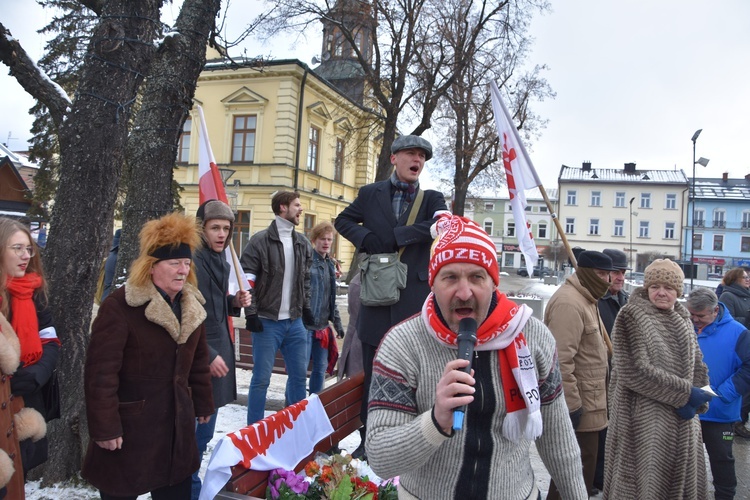 Obchody 40. rocznicy Stanu Wojennego w Nowym Targu 