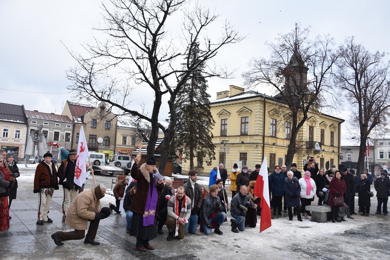 Obchody 40. rocznicy Stanu Wojennego w Nowym Targu 
