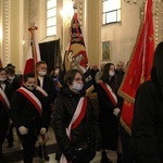 40. rocznica wprowadzenia stanu wojennego i poświęcenia sztandaru "Solidarności" w Rajczy