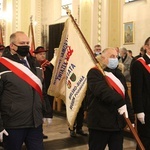 40. rocznica wprowadzenia stanu wojennego i poświęcenia sztandaru "Solidarności" w Rajczy